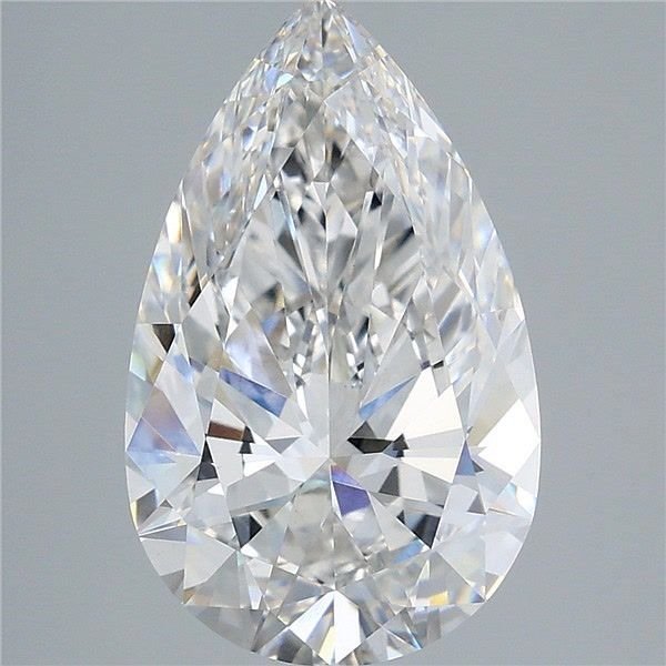 Pear 5.03 Ct F VVS2