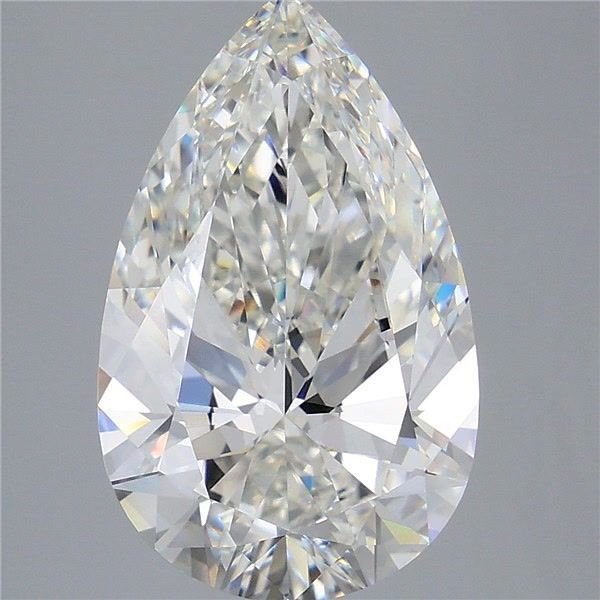 Pear 7.02 Ct G VVS2