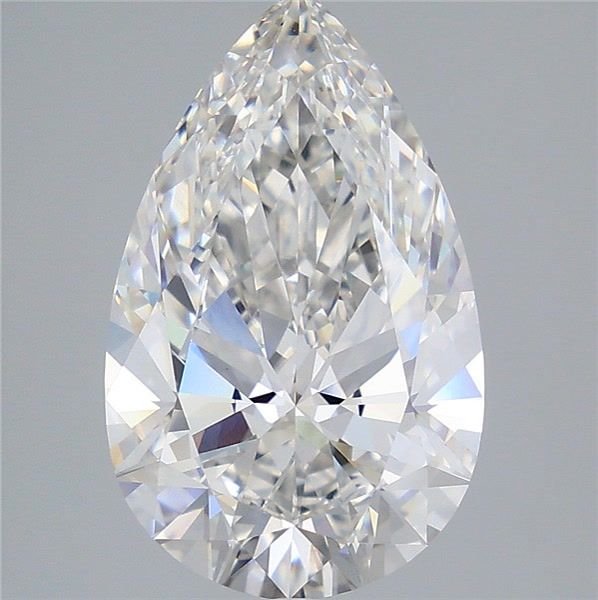 Pear 5.02 Ct F VVS2