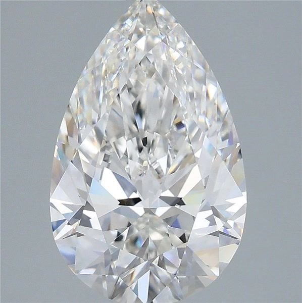 Pear 3.53 Ct F VVS1