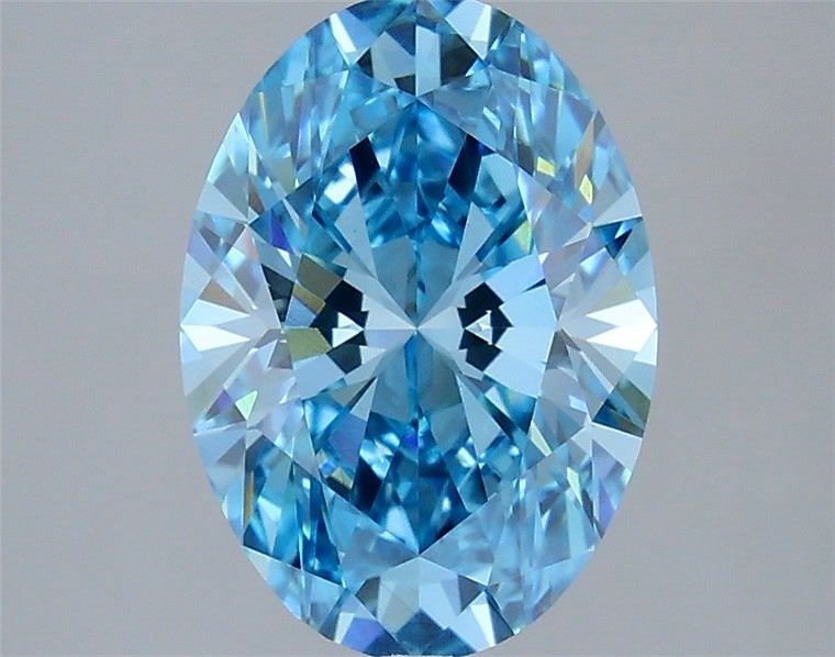 Oval 2.71 Ct VS1